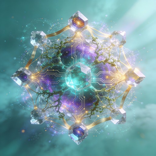 Crystal Network Patterns Free Crystalline Consciousness Network Image - 3d, Illustration ...