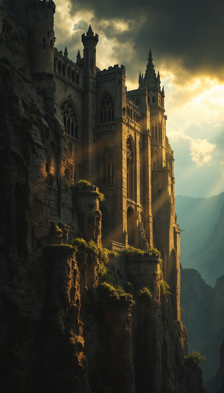 Free Gothic Mountain Cathedral Image - Gothic, Cathedral, Cliff ...