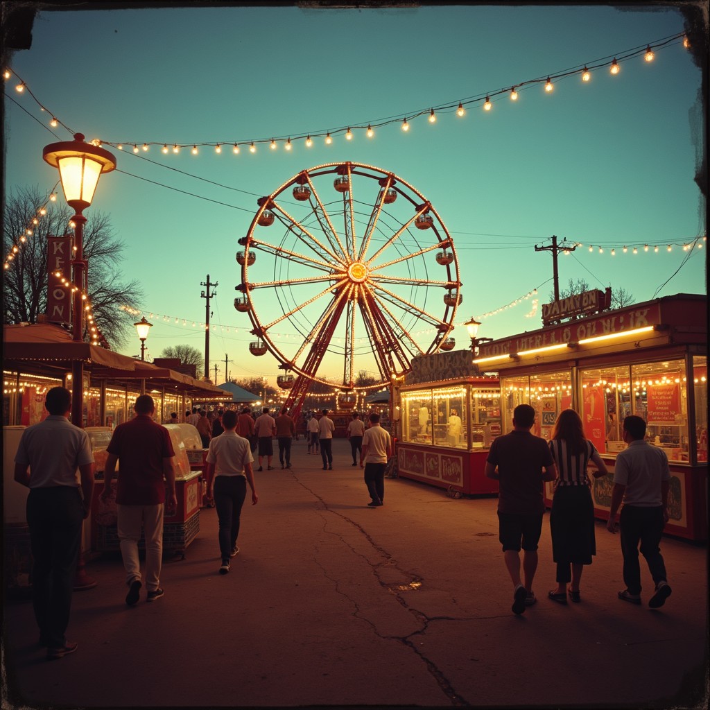 Fairgrounds Pinterest Free Vintage Fairground Magic Image - Ferriswheel, Carnival, Fairground ...