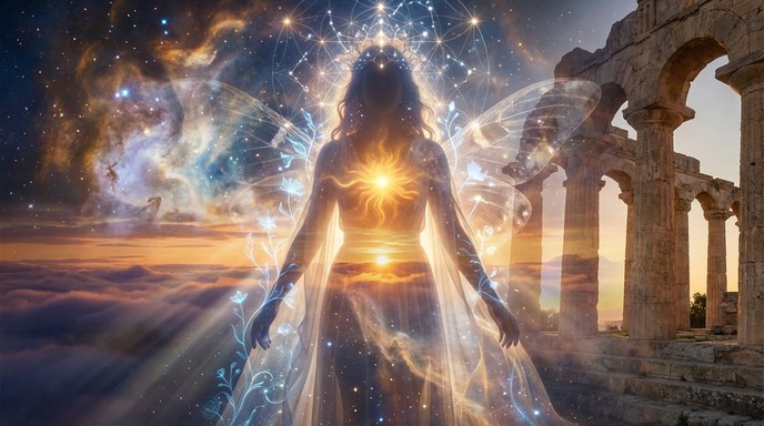 Free Celestial Goddess Portrait Image - Goddess, Celestial, Cosmic ...