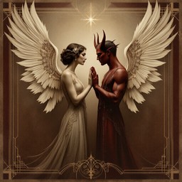 Free Divine Meets Demonic Image - Vintage, Artdeco, Gothic | Download ...