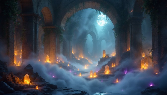 Free Mystical Crystal Archway Image - Fantasy, Magical, Ethereal ...