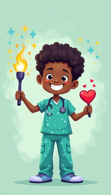 Free Healing Magic Torch Image - Medical, Cartoon, Healing | Download ...