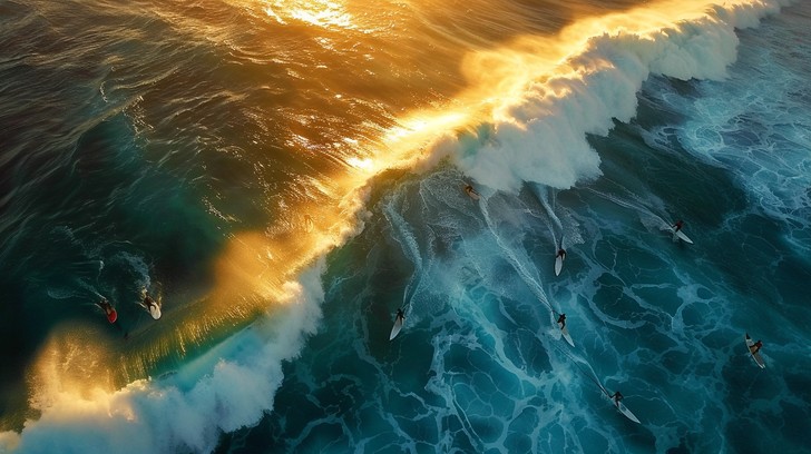 Free Sunset Surf Session Image - Ocean, Surfing, Sunset | Download at ...