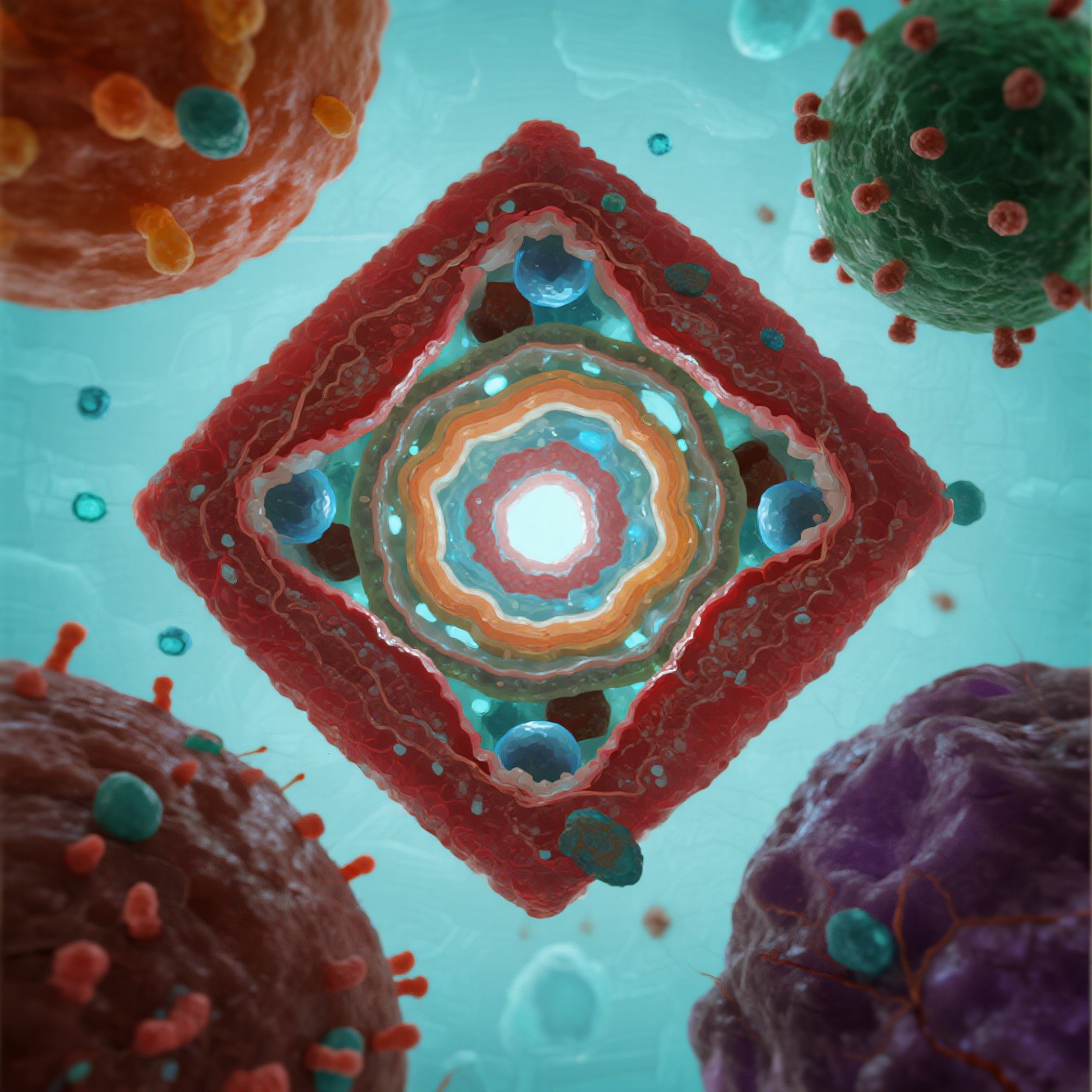 Free Cellular Defense Visualization Image - Cellular, Membrane ...