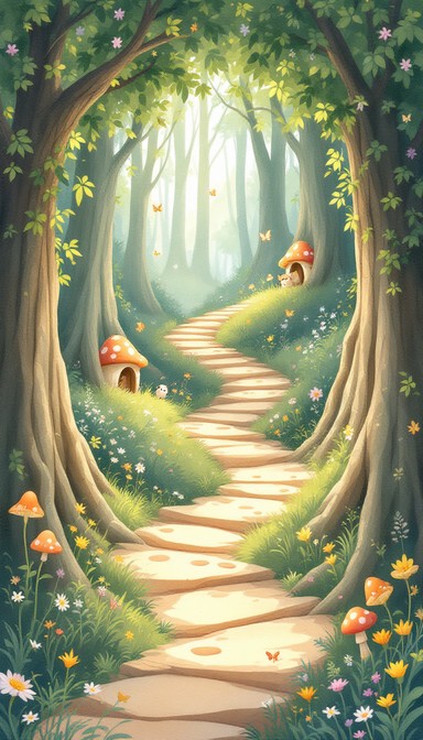 Free Enchanted Forest Path Image - Forest, Path, Woodland | Download at ...