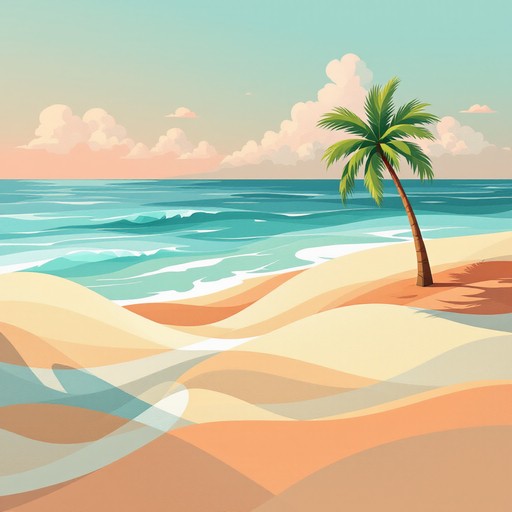 Free Tropical Geometric Paradise Image - Beach, Tropical, Waves ...