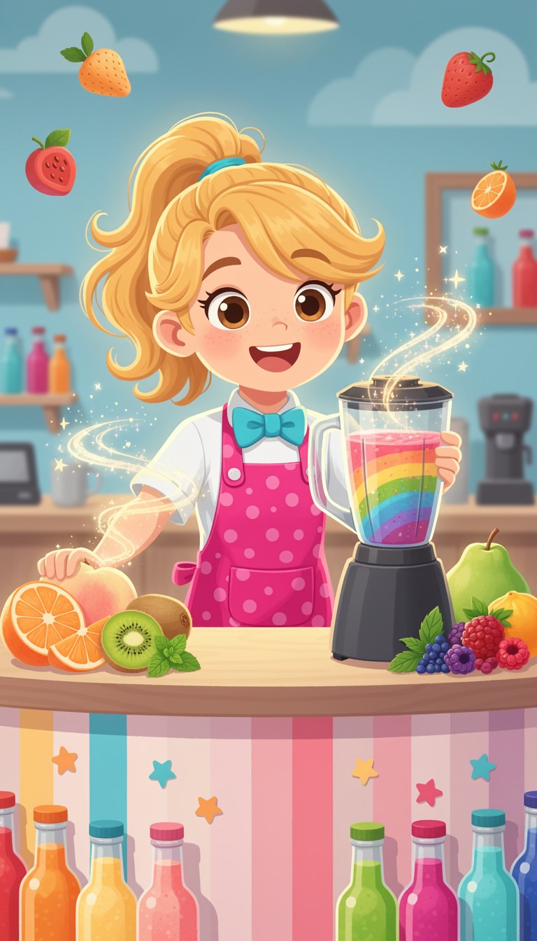 Free Rainbow Smoothie Magic Image - Illustration, Cartoon, Children ...