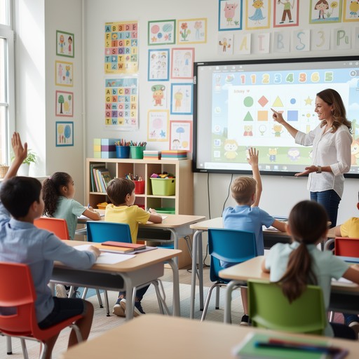 Free Interactive Classroom Learning Image - Classroom, Children ...