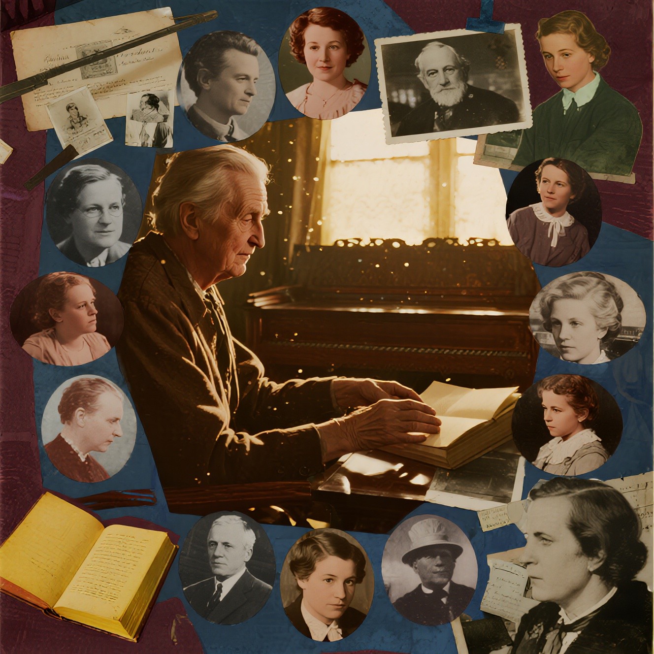 Free Memories Through Music Image - Vintage, Sepia, Piano | Download at ...