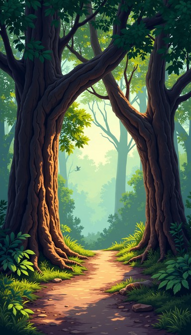 Free Enchanted Forest Gateway Image - Forest, Pathway, Archway ...