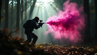 Free Paintball Forest Battle Image - Paintball, Forest, Explosion ...