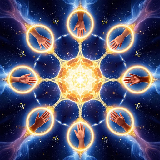 Free Celestial Unity Handshake Image - Handshake, Unity, Celestial ...