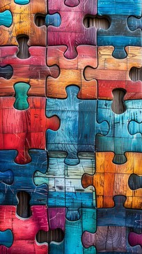 Free Colorful Puzzle Pieces Image - Puzzle, Colors, Jigsaw | Download ...