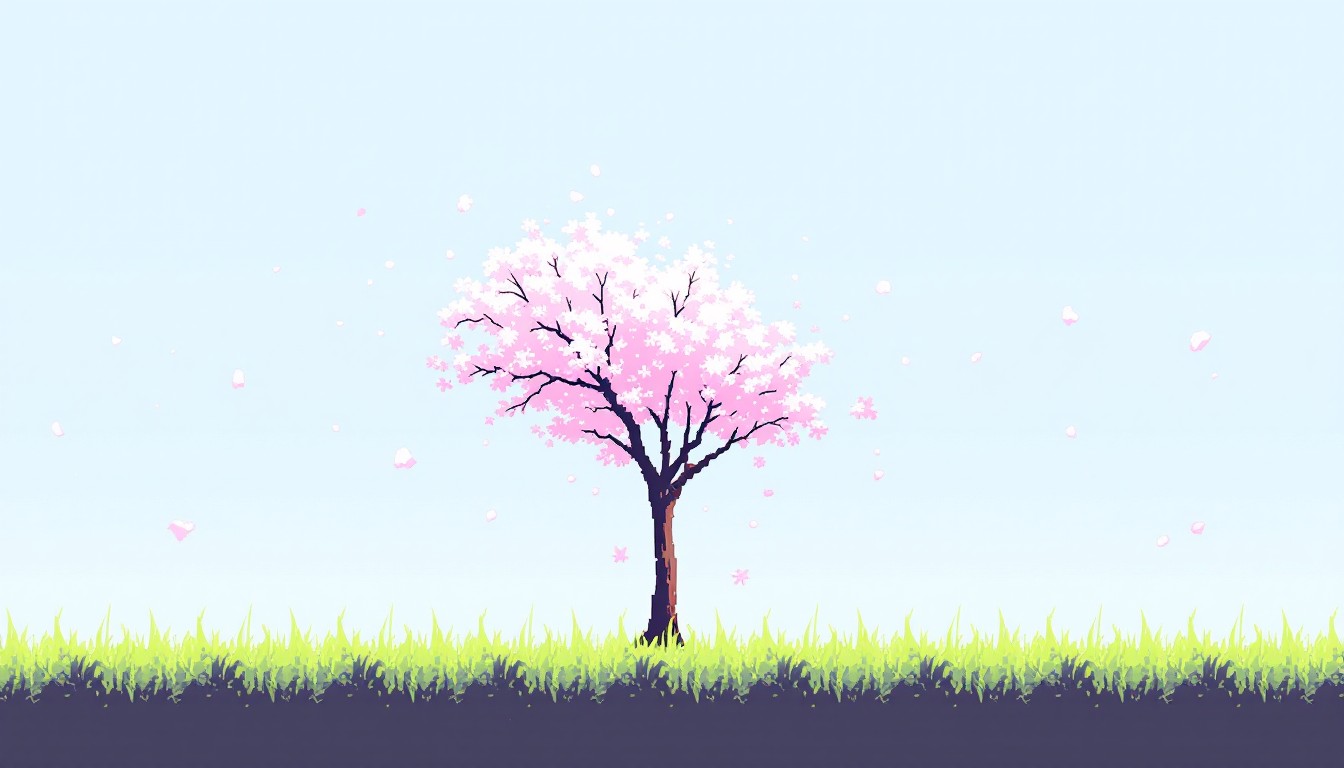Free Pixelated Cherry Blossom Image - Cherry, Sakura, Blossom ...