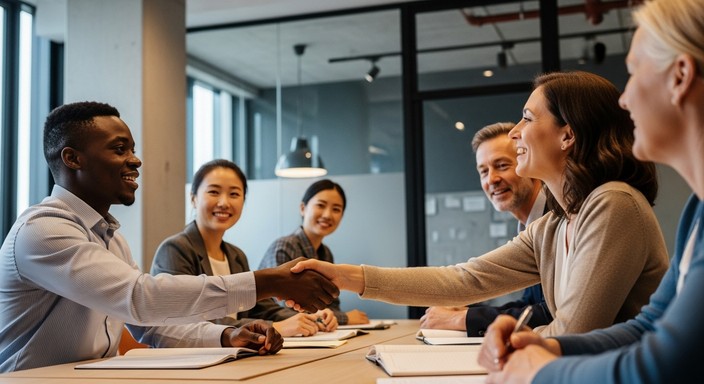 Free Professional Handshake Meeting Image - Handshake, Smiling, Tea ...