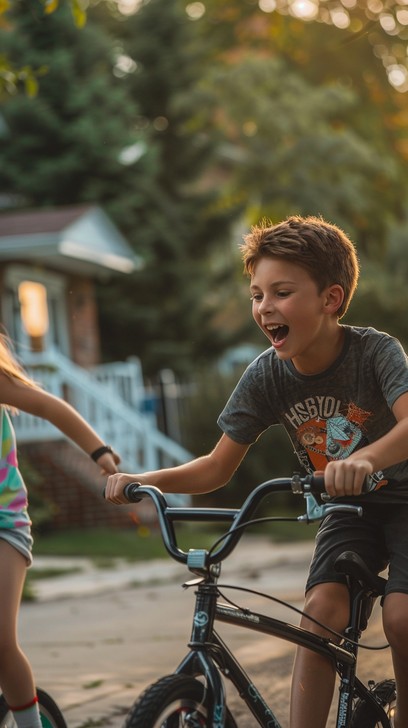 Happy Bike Ride Free Joyful Bike Ride Image - Childhood, Happiness, Cycle | Download at ...