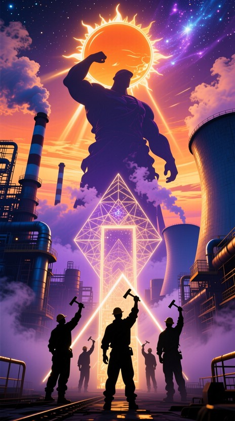 Free Workers Touch Heaven Photo - Industrial, Silhouette, Sunset ...