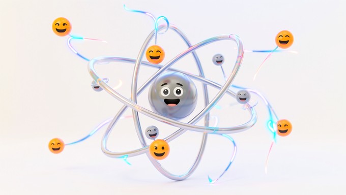 Free Atomic Emoji Universe Image - Atom, Emoji, 3d | Download at StockCake