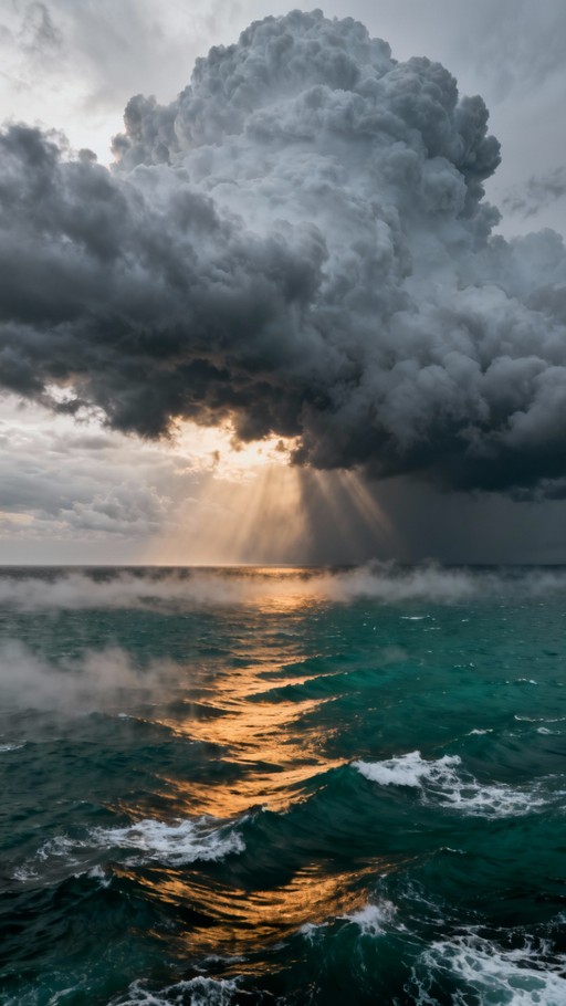 Free Storm Ocean Drama Image - Storm, Ocean, Clouds | Download at StockCake