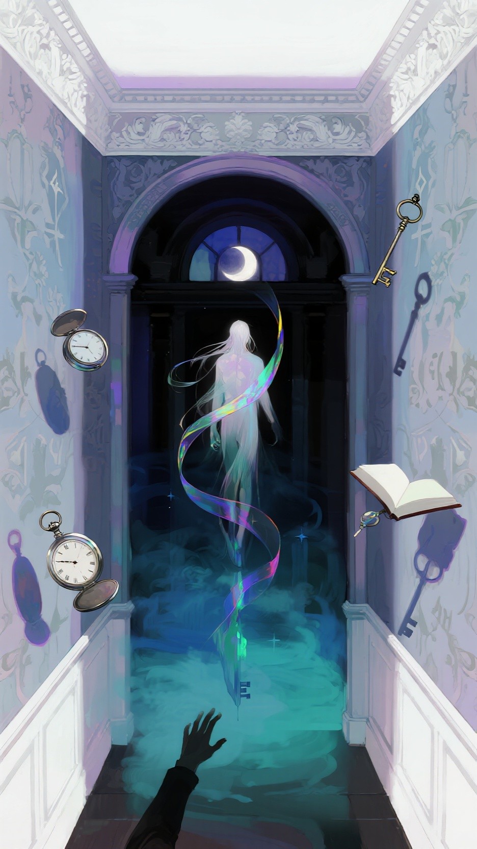 Free Ethereal Gravity Defied Image - Victorian, Ghostly, Hallway ...