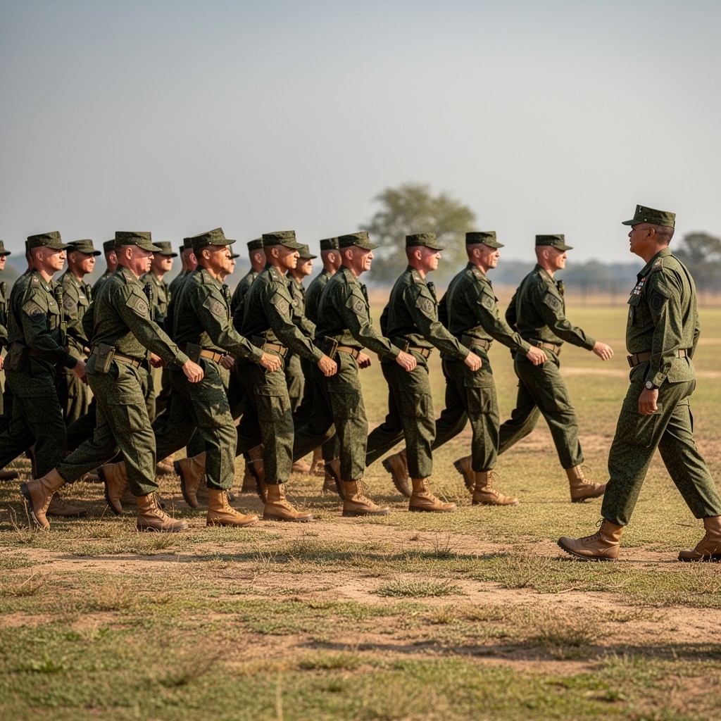 Free Military Marching Formation Image - Military, Soldiers, Marching ...