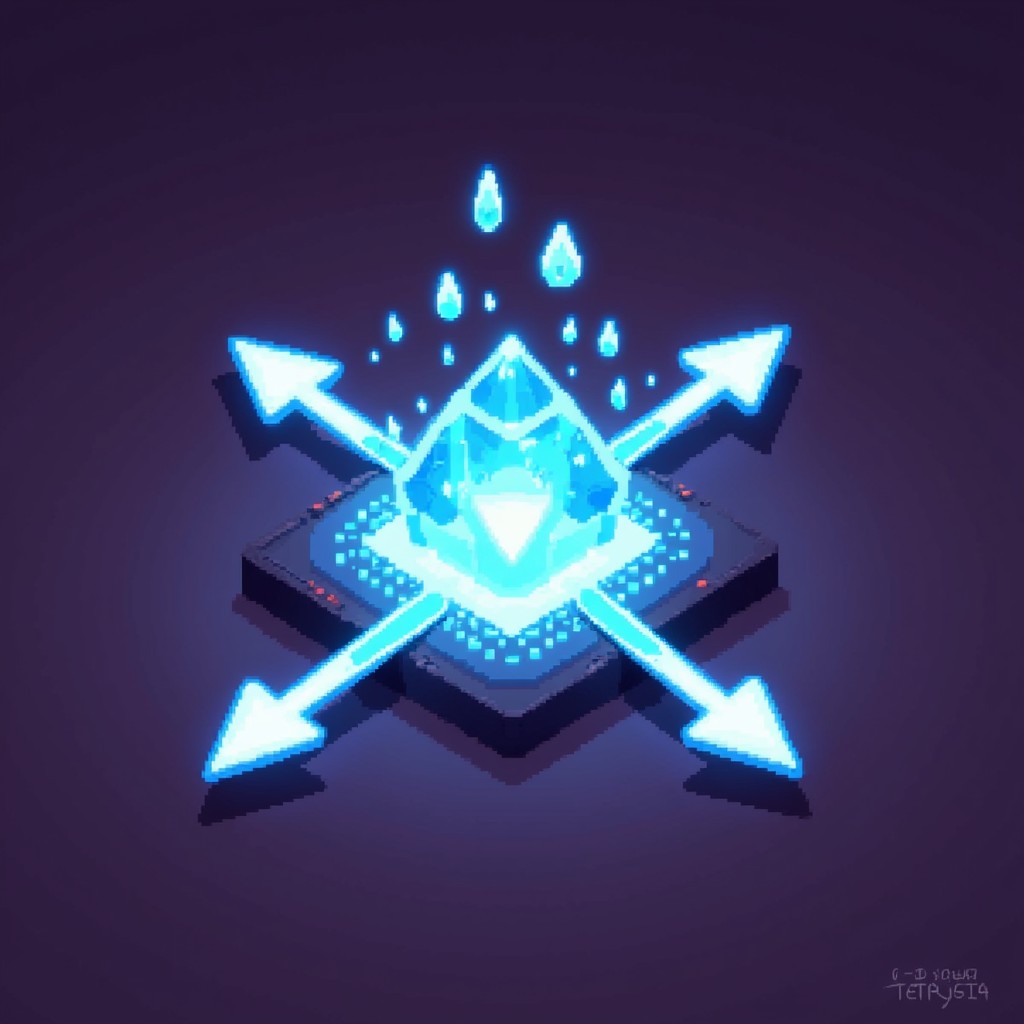 Free Crystalline Energy Core Image - Isometric, Pixel, Core | Download ...