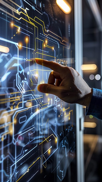 Free Interactive futuristic interface Image - Technology, Future ...