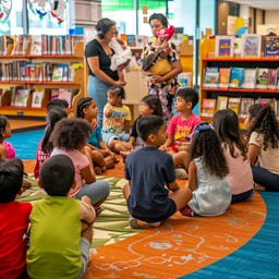Storytime Setup Library Free Storytime in Library Image - Children, Library, Reading | Download ...