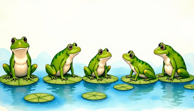 Free Enchanted Frog Symphony Image - Frogs, Dragonflies, Pond ...
