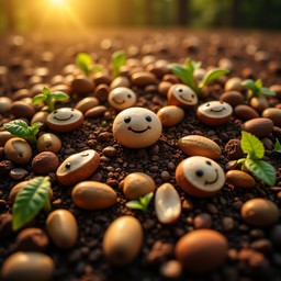 Seed Vector Smiling Free Smiling Seed Family Image - Seeds, Sprouts, Growth | Download at ...