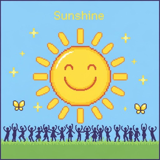 Free Sunshine Pixel Joy Image - Sunshine, Pixel, Joy | Download at ...