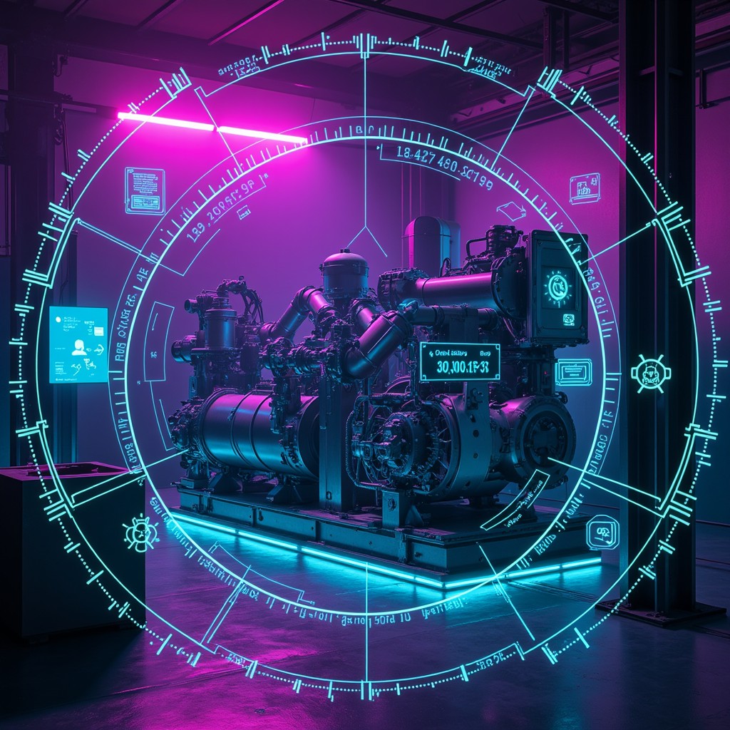 Free Digital Machine Twin Image - Cyberpunk, Holographic, Machinery ...