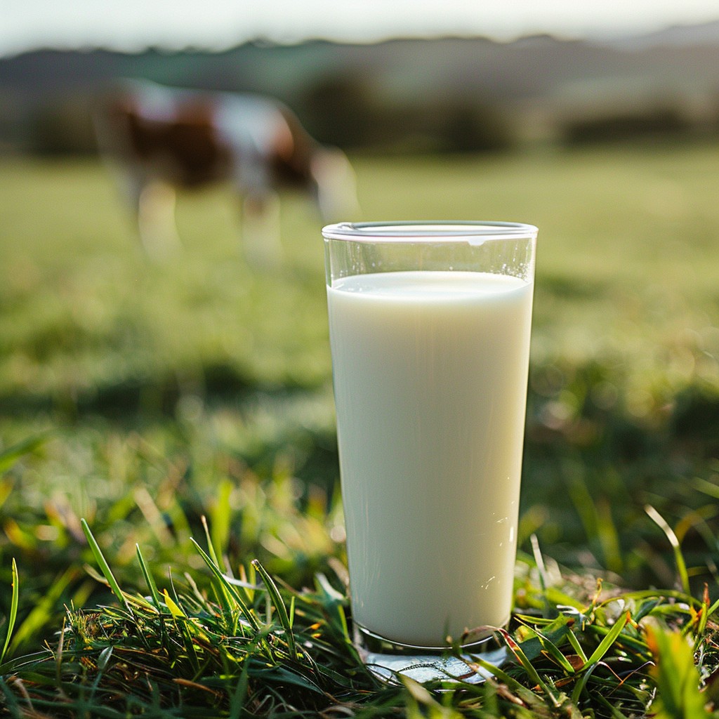 Free Fresh Milk Outdoors Image - Milk, Glass, Grass | Download at StockCake