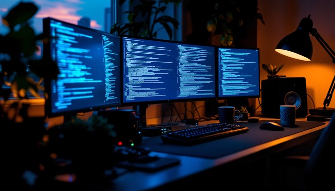Free Late Night Programming Image - Programming, Coding, Workspace ...