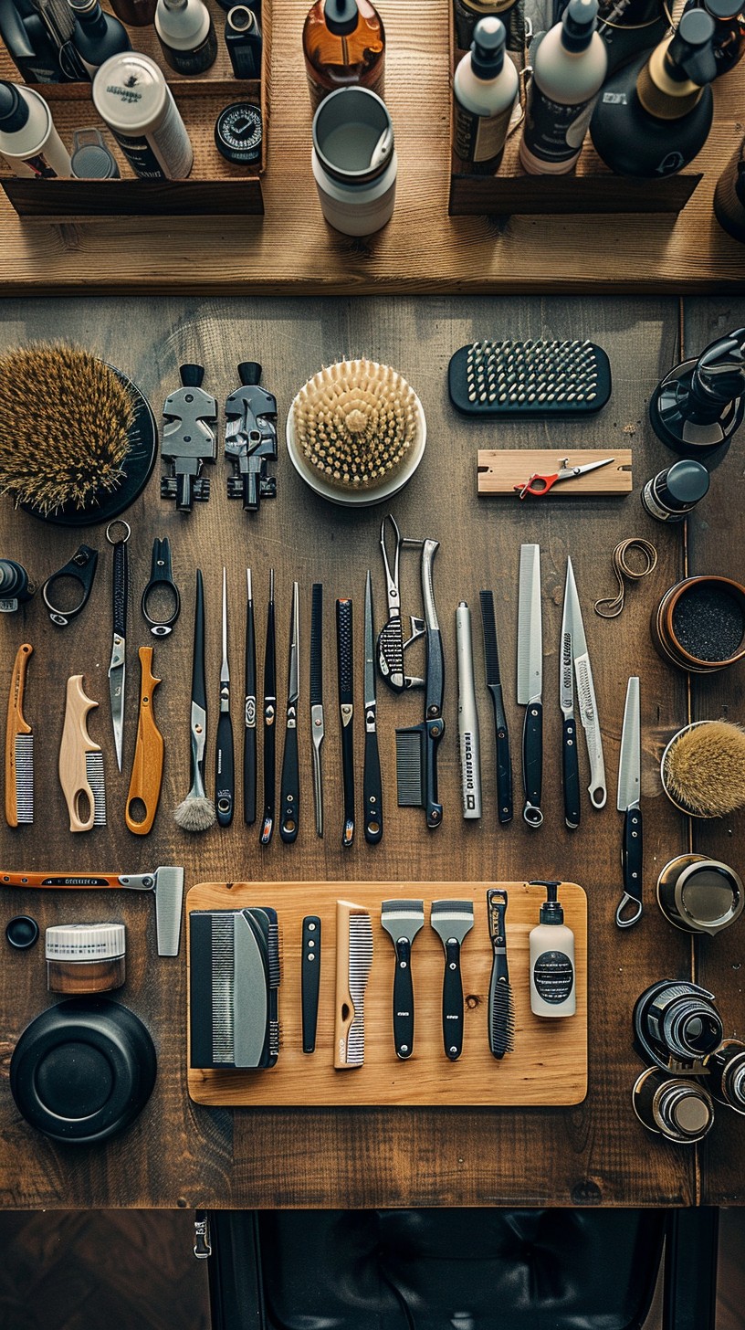 Free Barber Tools Arranged Image - Barber, Tools, Grooming | Download ...