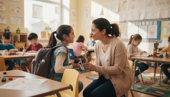 Free Teacher Student Connection Image - Teacher, Student, Classroom ...