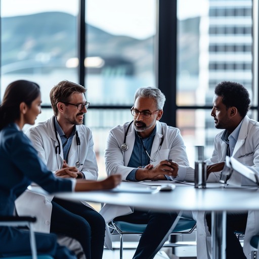 Open Discussion Doctors Free Doctors' Team Meeting Image - Healthcare, Teamwork, Discussion ...