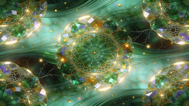 Free Emerald Crystalline Elegance Image - Emerald, Crystalline, Pattern ...