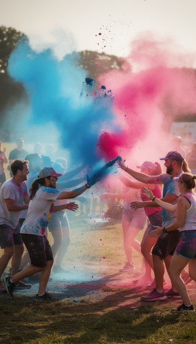 Free Colorful Powder Battle Image - Powder, Battle, Blue | Download at ...