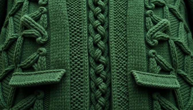 Free Emerald Knit Texture Image - Knit, Green, Cardigan | Download at ...