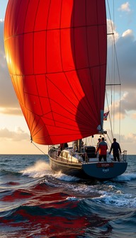 Red Sail Japanese Raft Free Red Sails Racing Image - Sailing, Sailboat, Maritime | Download at ...