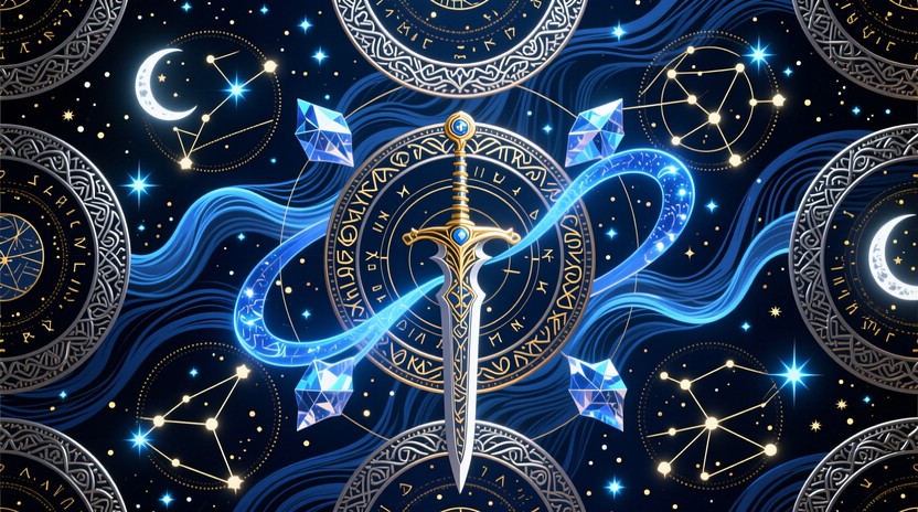 Celestial Ribbon Free Celestial Moon Pattern Image - Celestial, Lunar, Moon | Download ...