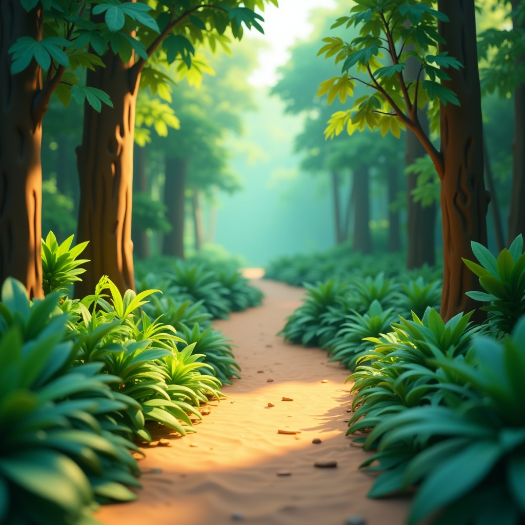 Free Misty Forest Path Image - Forest, Path, Trail | Download at StockCake