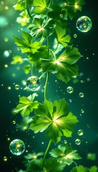 Free Magical Floating Leaves Image - Magical, Leaves, Floating ...