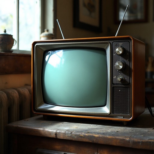 ヴィンテージテレビのノスタルジーの画像をダウンロード