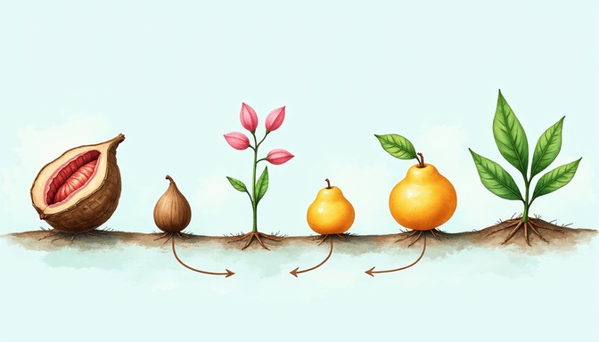 Free Seed to Fruit Image - Botanical, Lifecycle, Seed | Download at ...