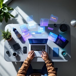 Free Modern Developer Workspace Image - Coding, Workspace, Developer ...