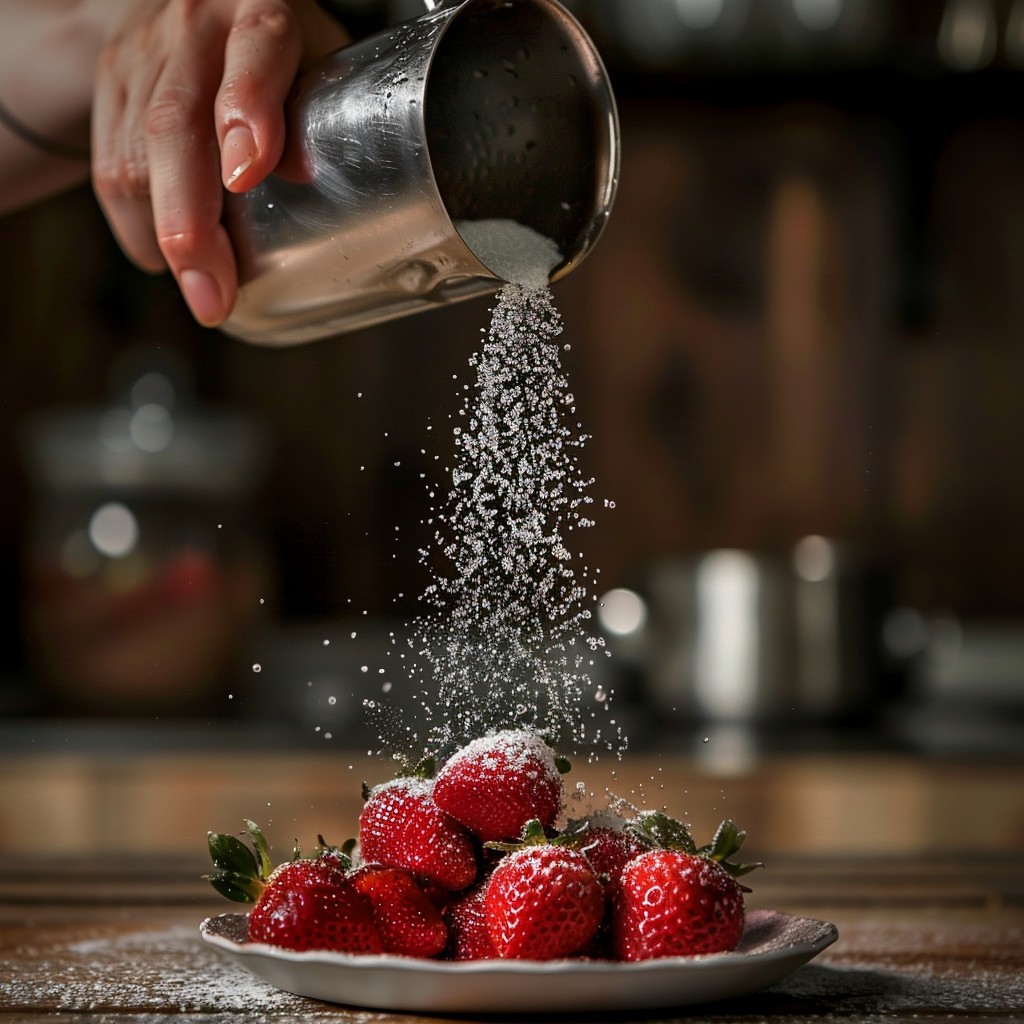 Free Strawberries and Sugar Image - Strawberries, Sugar, Pouring ...