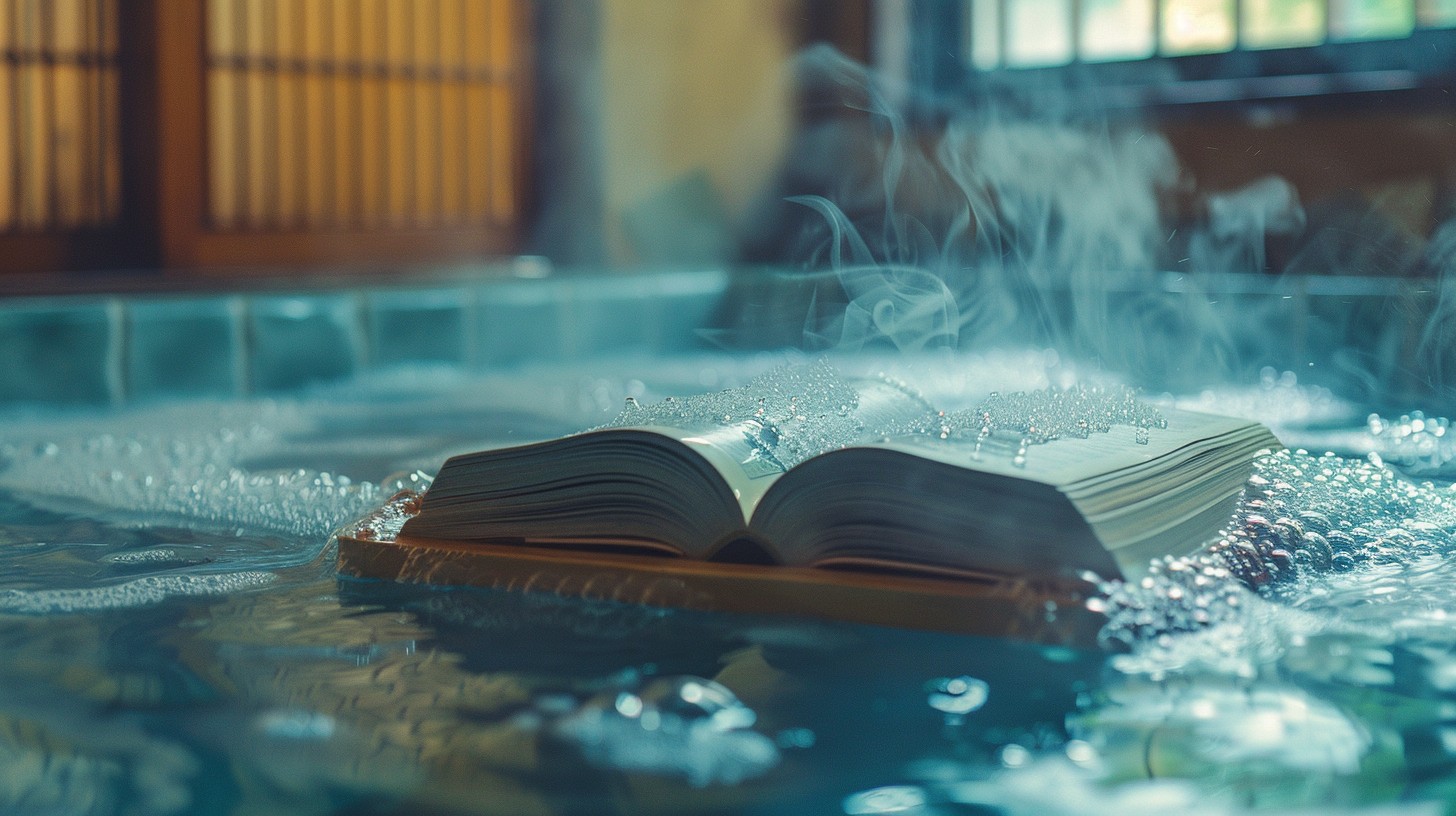Free Steamy Book Soak Image - Book, Jacuzzi, Steam | Download at StockCake